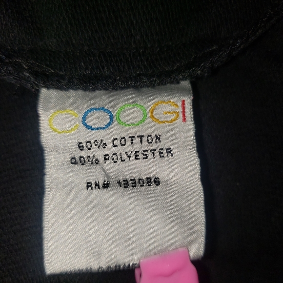 COOGI BLACK & RED HOODIE SWEATSHIRT KID'S SIZE MEDIUM - Picture 6 of 9